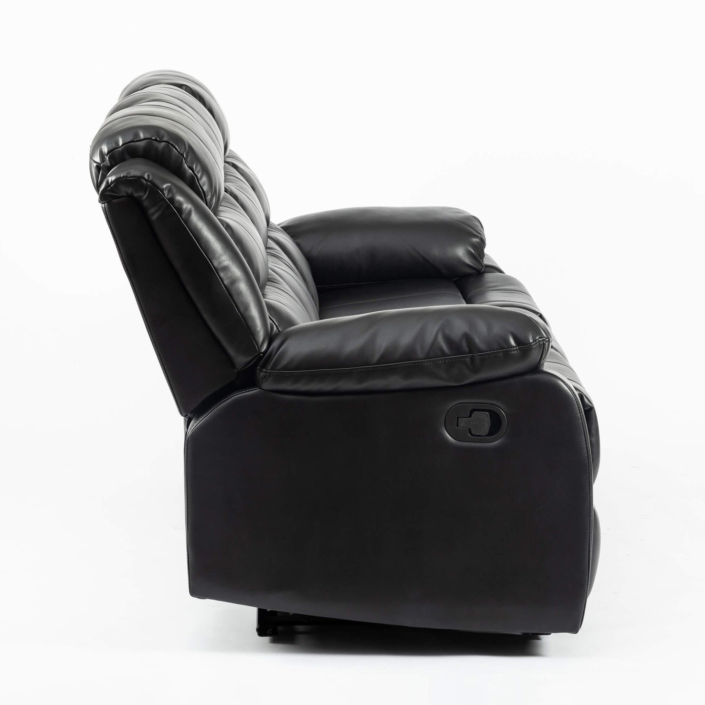 Turin Recliner Leather Aire - 1, 2, 3 Seater - Black, Brow, Grey