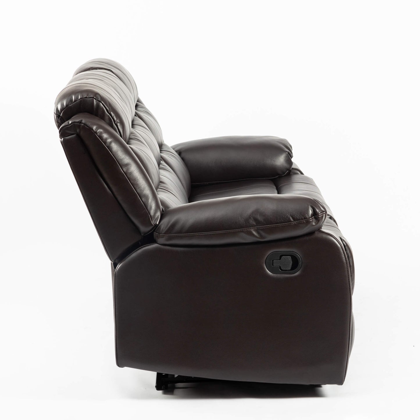 Turin Recliner Leather Aire - 1, 2, 3 Seater - Black, Brow, Grey