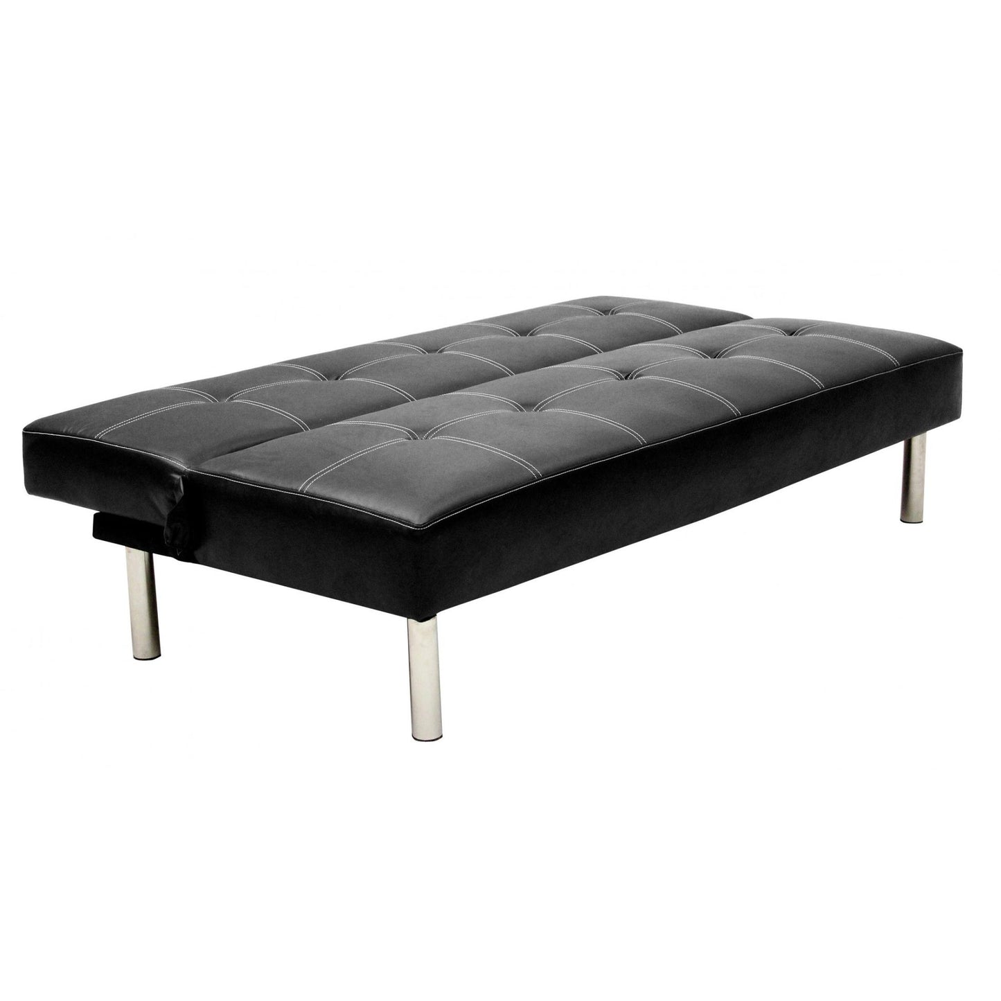 Venus PVC Sofa Bed - Black, Brown