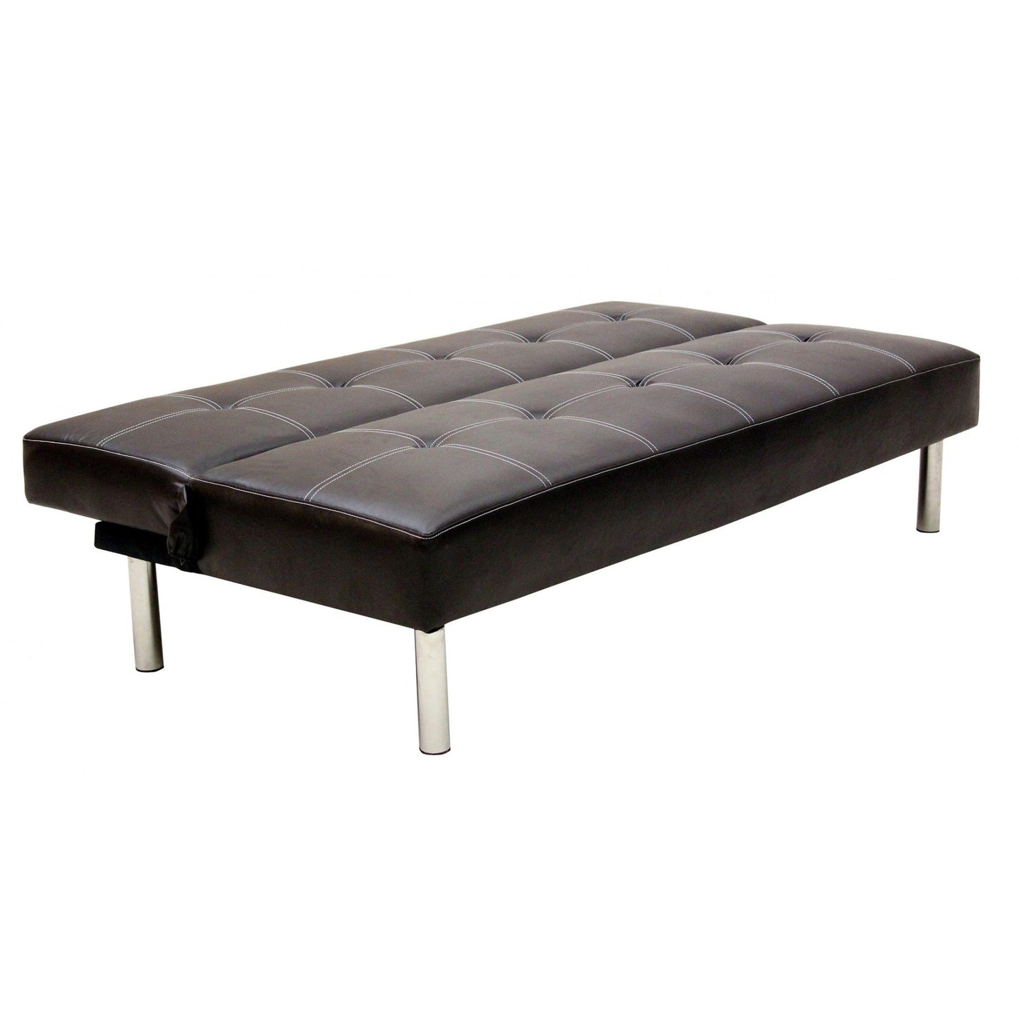 Venus PVC Sofa Bed - Black, Brown