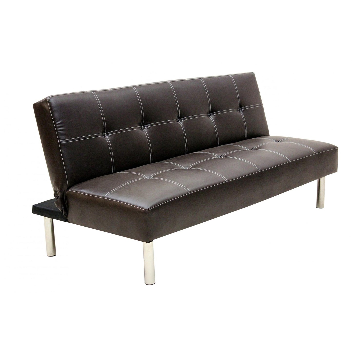 Venus PVC Sofa Bed - Black, Brown