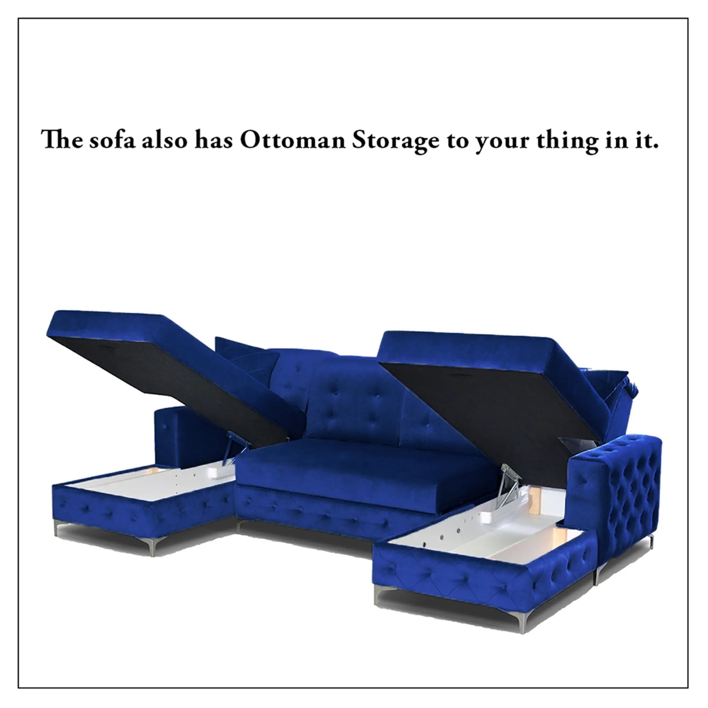 Verso Large Sofa Bed - Black, Blue, Grey, Sky Blue, Light Pink, Mustard, Silver