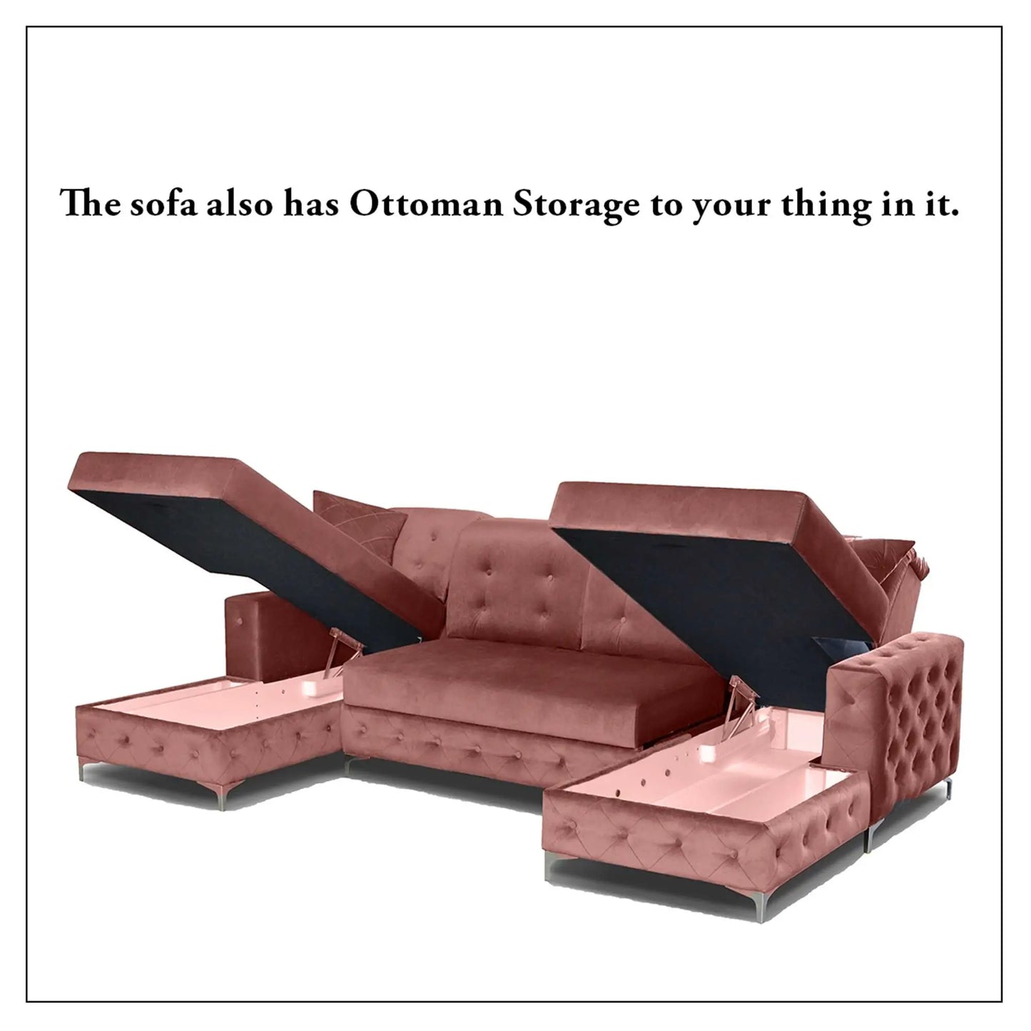 Verso Large Sofa Bed - Black, Blue, Grey, Sky Blue, Light Pink, Mustard, Silver
