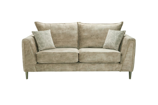 Vivo 3-Seater Sofa, Cuddler Chair & Footstool- Glamorous Comfort Set