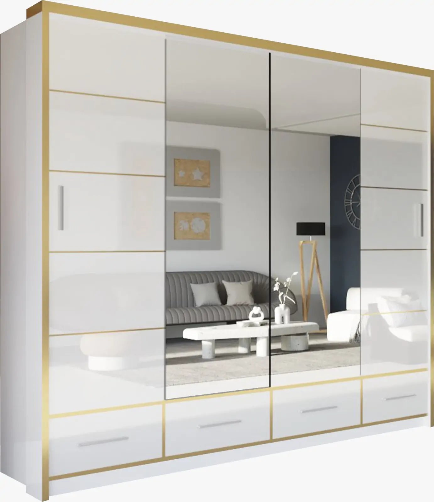 SYDNEY HIGH GLOSS WARDROBE