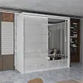 Sycylia High Gloss Sliding Door Wardrobe New Branding