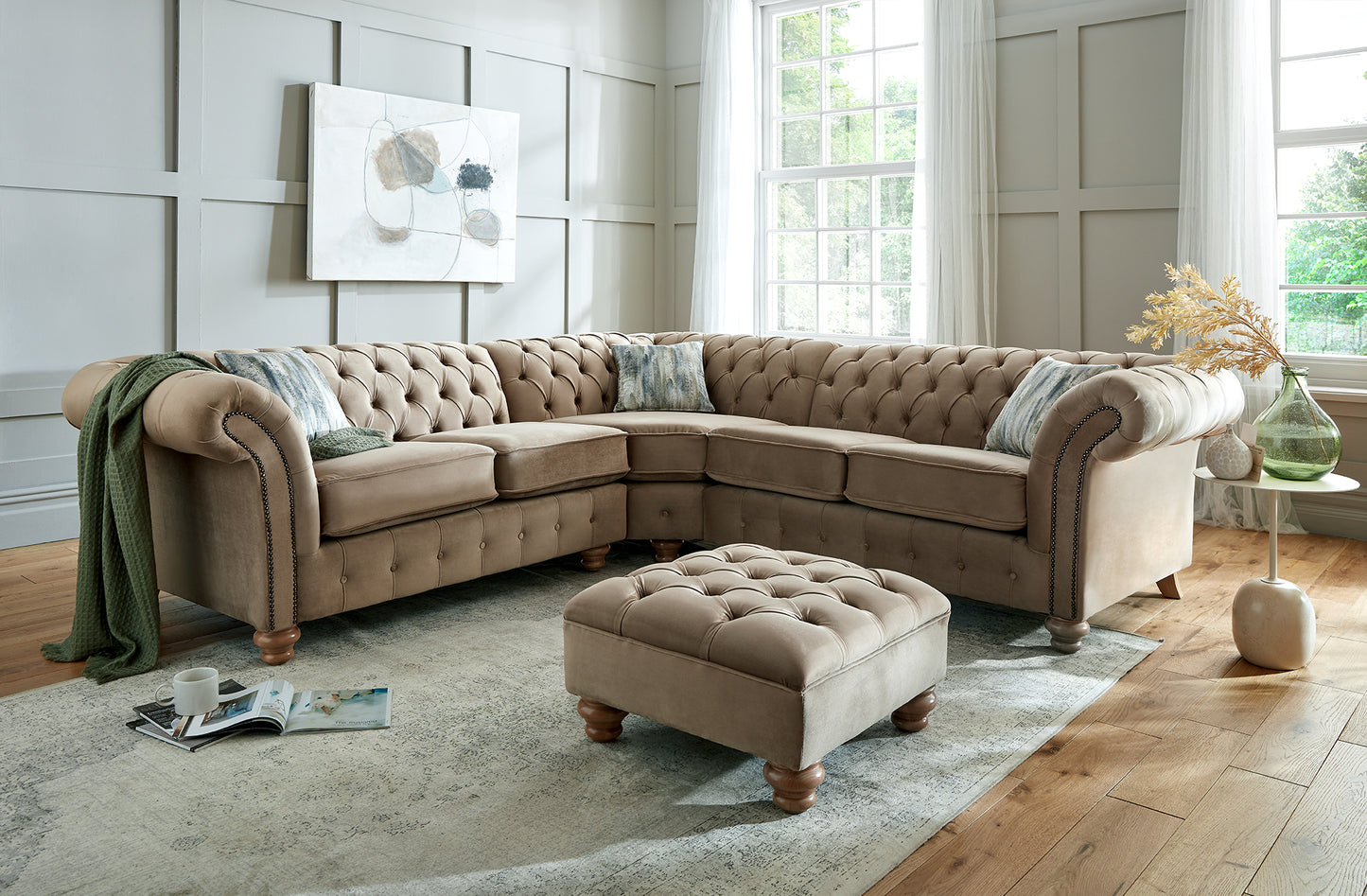 Winchester Corner Sofa - Tufted Set