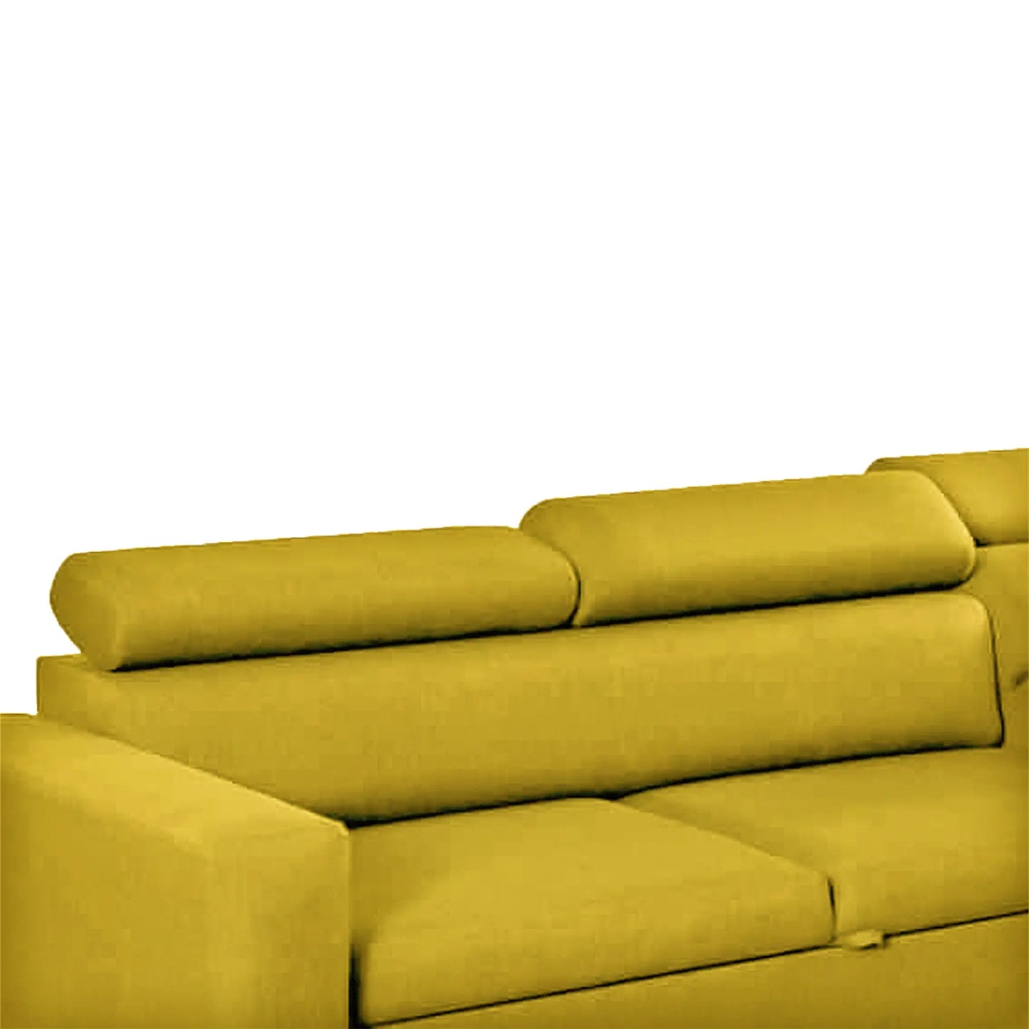 Hugo Corner L-Shape Sofa Bed - Black, Blue, Grey, yellow