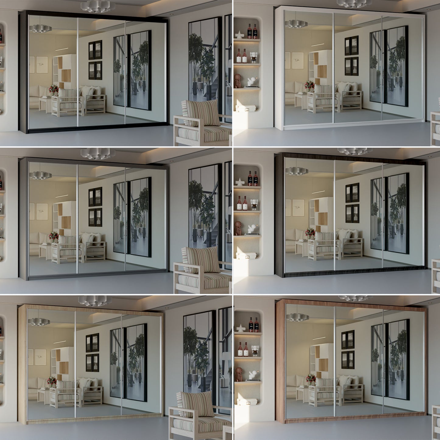 Chicago All Color Sliding Wardrobe Including -250cm