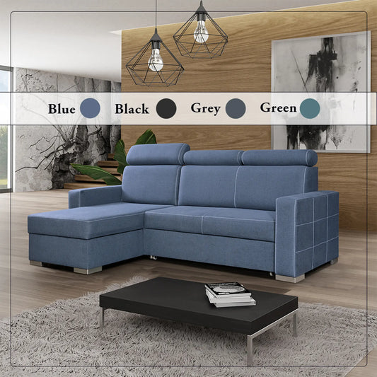 HOLLI SOFA BED - Black, Blue, Green, Grey