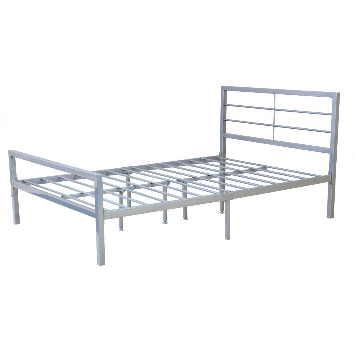 Jennifer Contract Bed - Single, 4 Foot, Double - Black and Silver