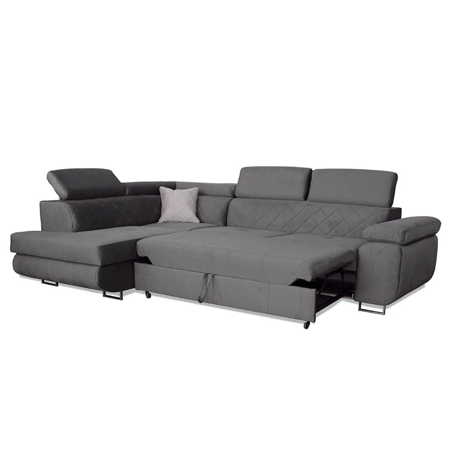 LAGUNA CORNER SOFA - Black, Blue, Green, Grey, Mustard, Silver, Steel