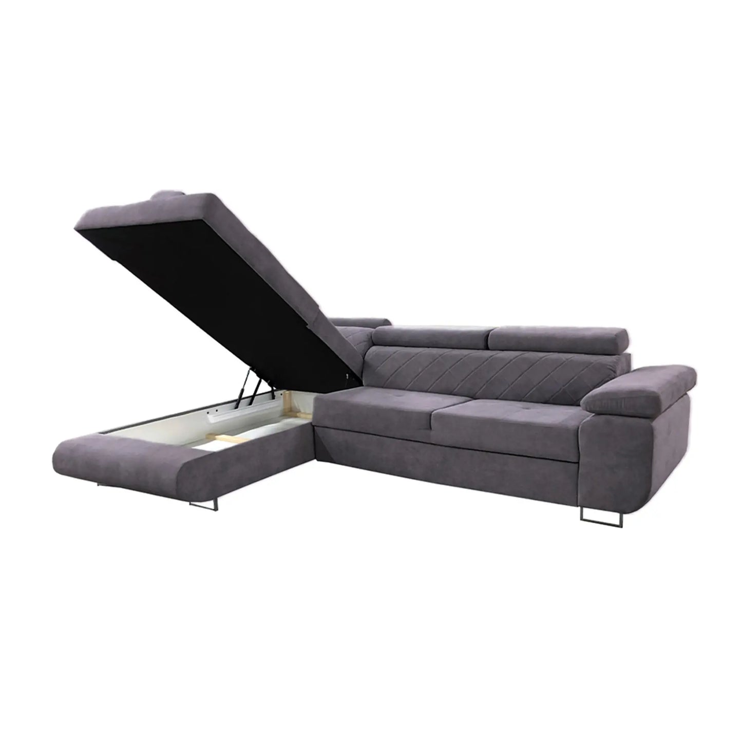 LAGUNA CORNER SOFA - Black, Blue, Green, Grey, Mustard, Silver, Steel