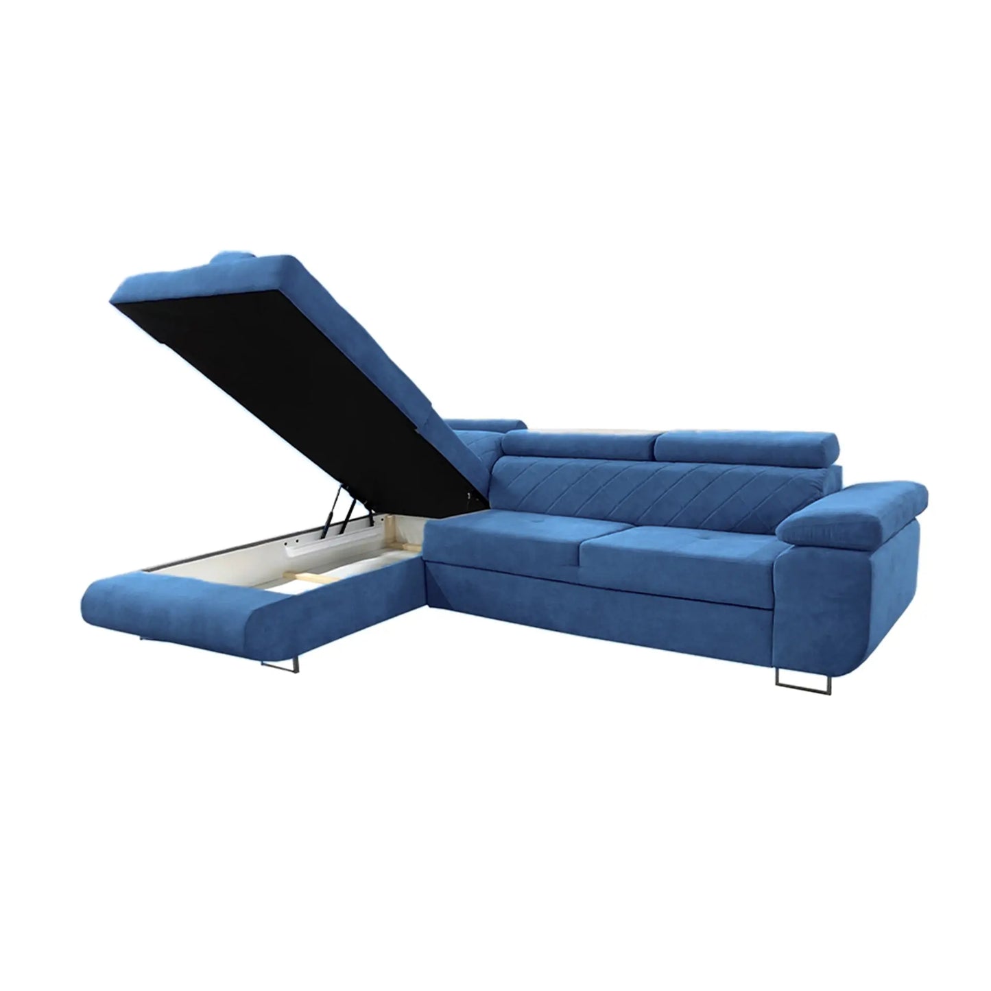 LAGUNA CORNER SOFA - Black, Blue, Green, Grey, Mustard, Silver, Steel