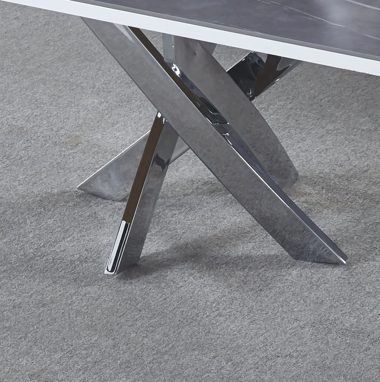 Fabio Italian Ceramic Coffee Table with Marble Top