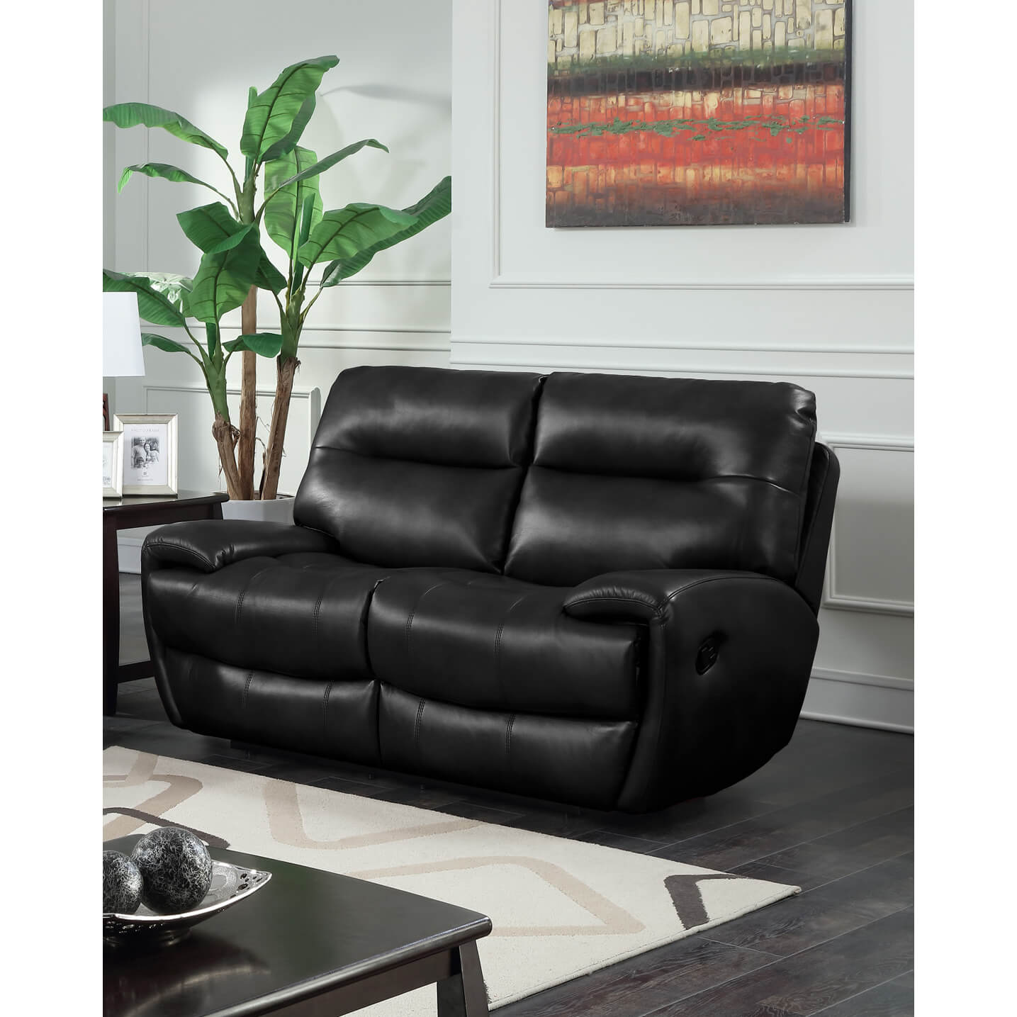 Bailey Recliner Leather Gel & PU - 2 or 3 Seater - Black, Grey, Tan, Wine Red