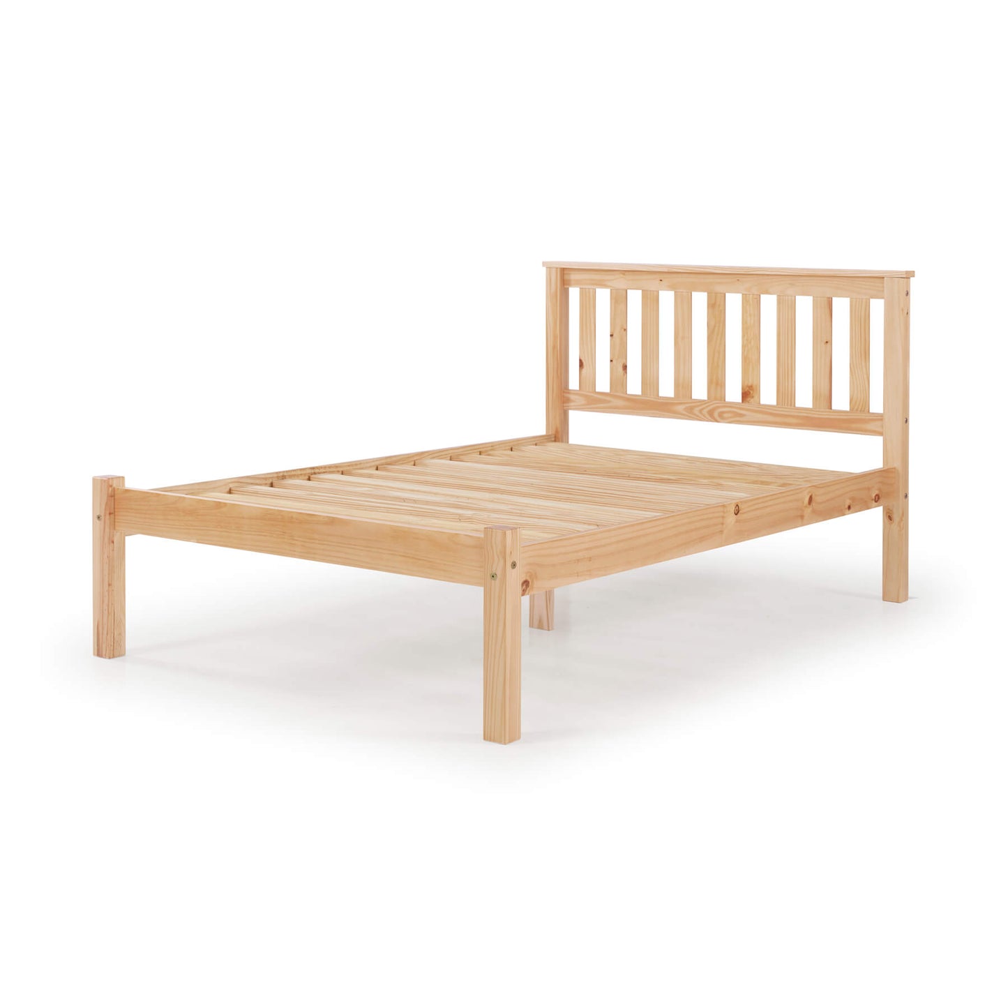 Manila LFE Pine Bed - Single, 4 Foot, Double, King Size - White & Antique