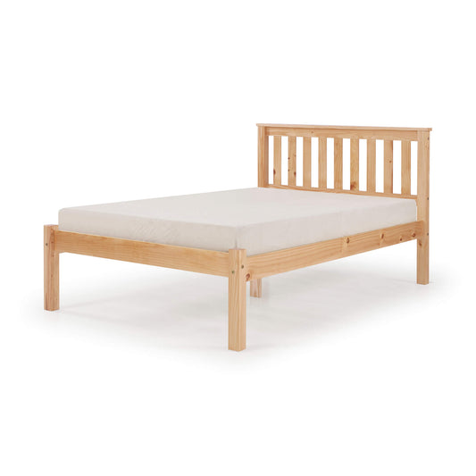 Manila LFE Pine Bed - Single, 4 Foot, Double, King Size - White & Antique