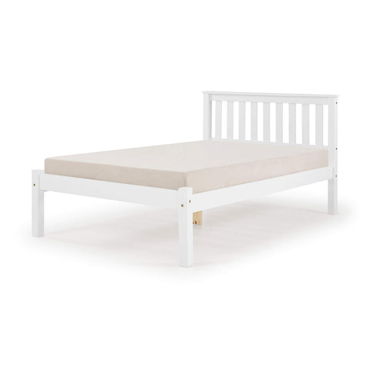 Manila LFE Pine Bed - Single, 4 Foot, Double, King Size - White & Antique