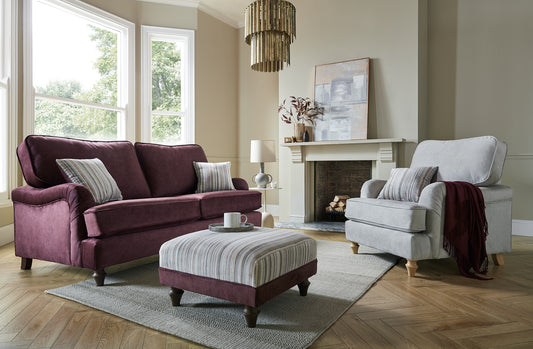 Canterbury Sofa, Armchair & Stool Set