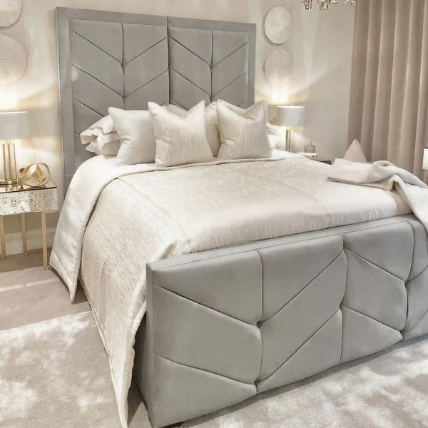 Dallas Velvet Bed - Storage/Non Storage