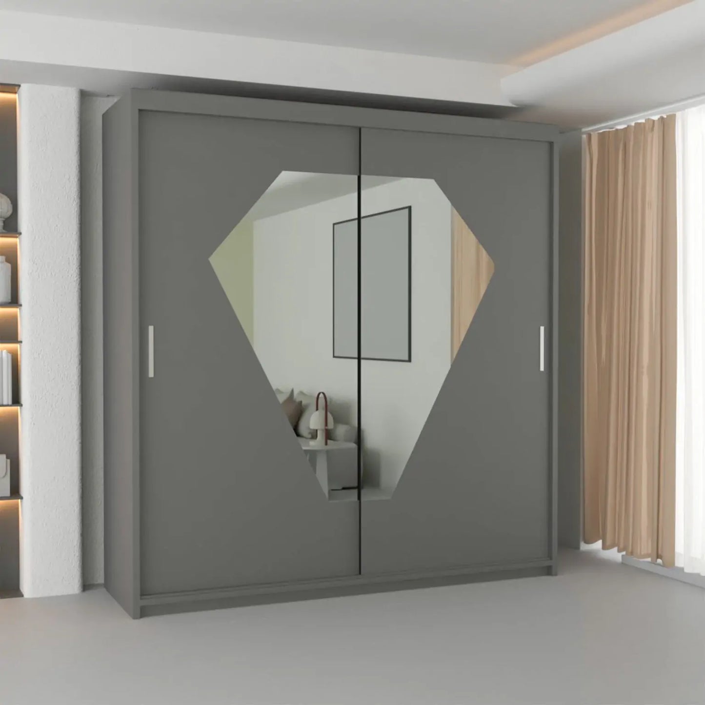 Diamond wardrobe with Bright Colors