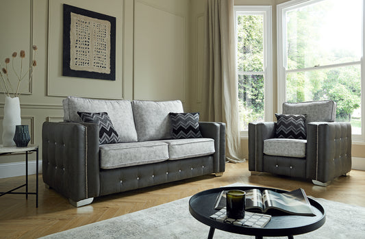 Glimmer 3-Seater Sofa & 1-Seater Armchair