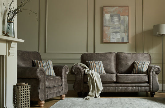 Granada 3-Seater Sofa, 1-Seater Armchair Set - Fabric Set
