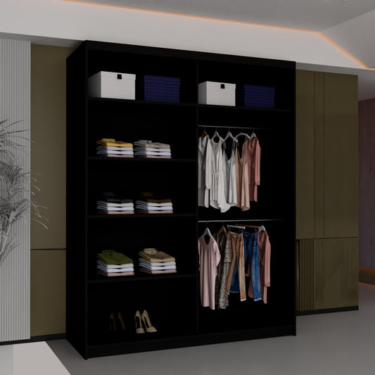 Rio Black Wardrobe