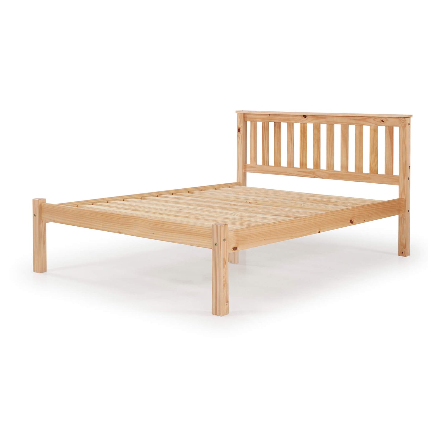 Manila LFE Pine Bed - Single, 4 Foot, Double, King Size - White & Antique