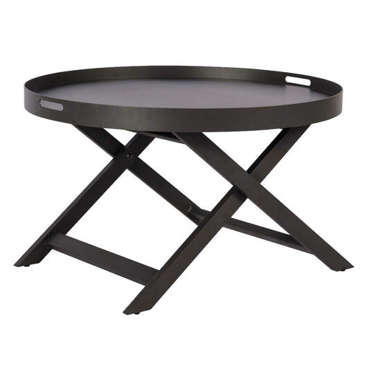 Meridon Grey Metal Coffee Table