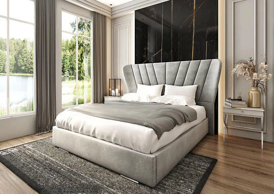 Manhattan Velvet Bed - Storage/Non-Storage