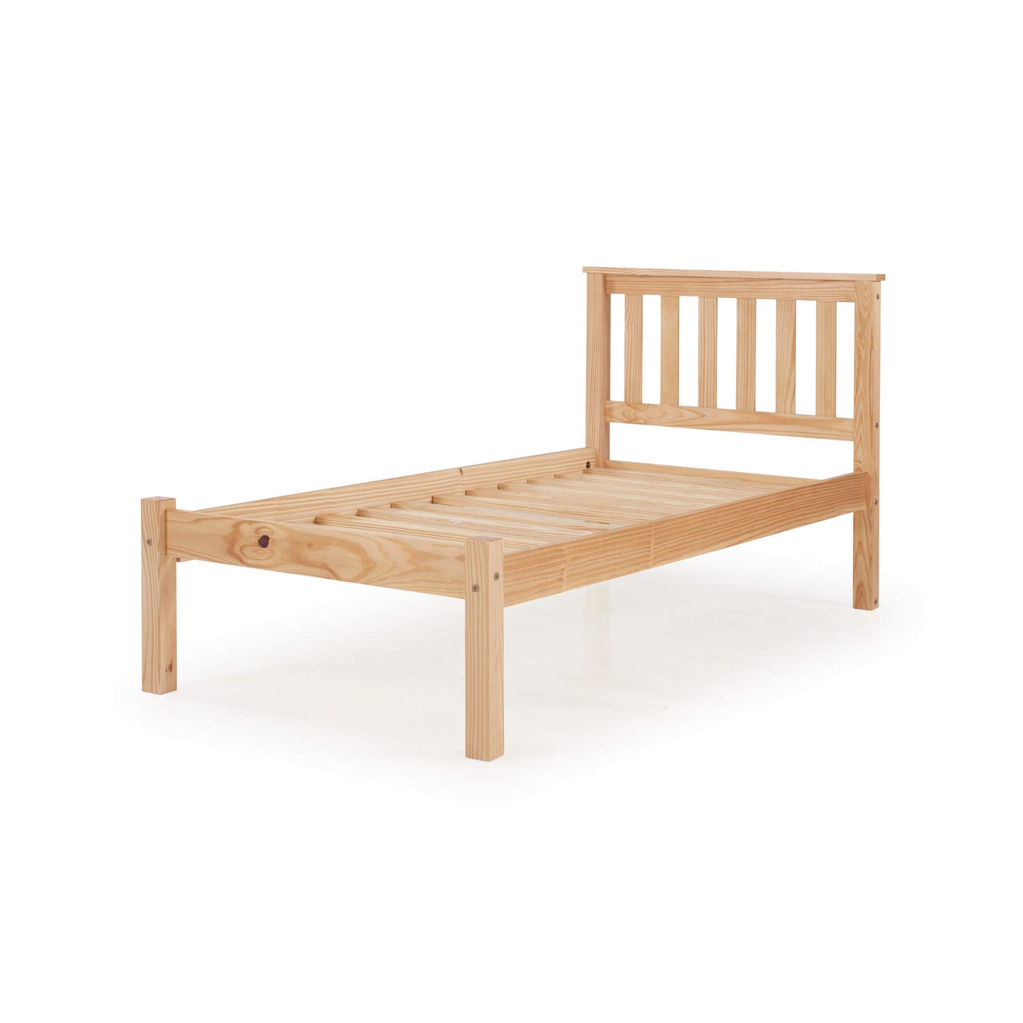 Manila LFE Pine Bed - Single, 4 Foot, Double, King Size - White & Antique