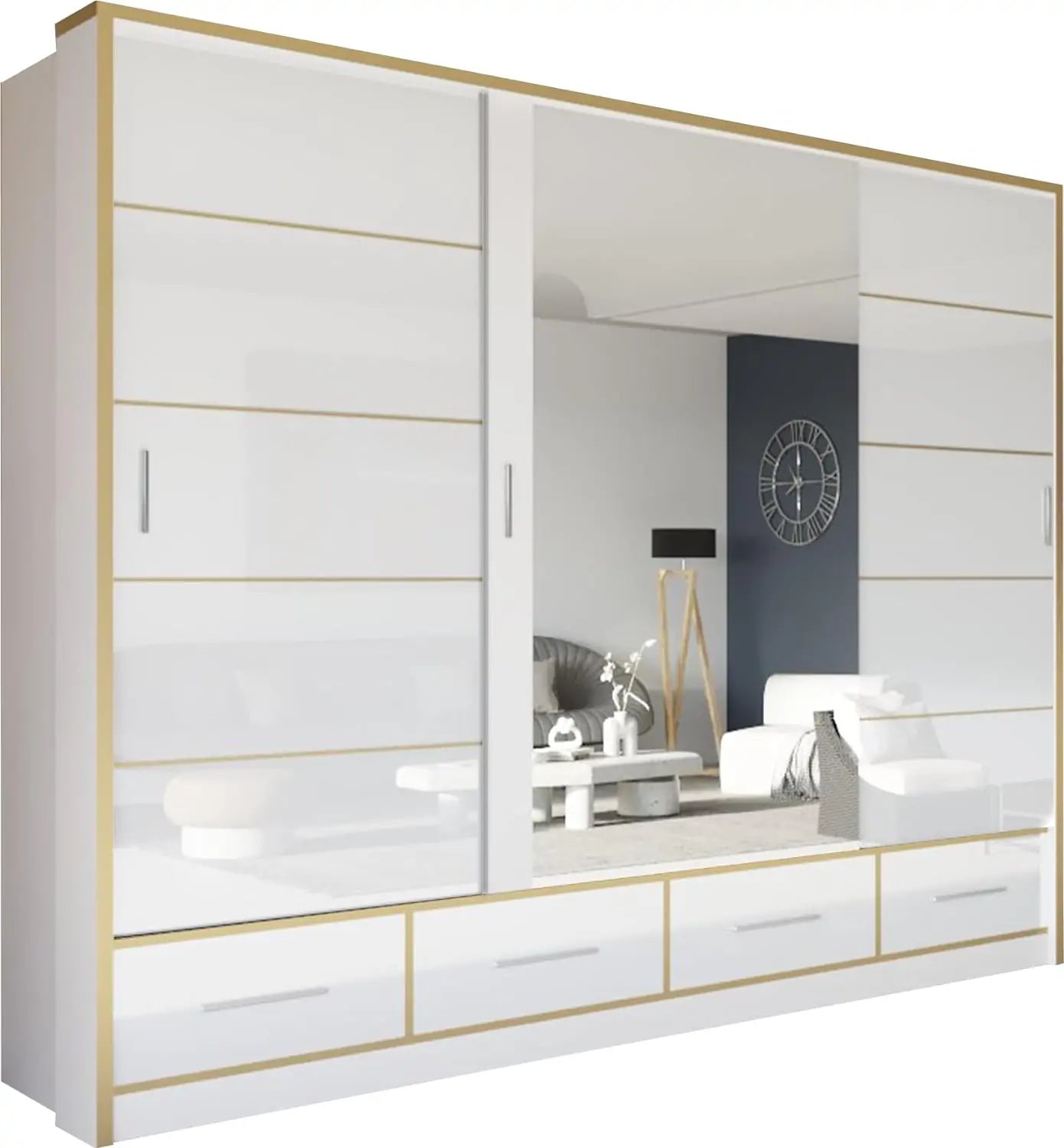 SYDNEY HIGH GLOSS WARDROBE