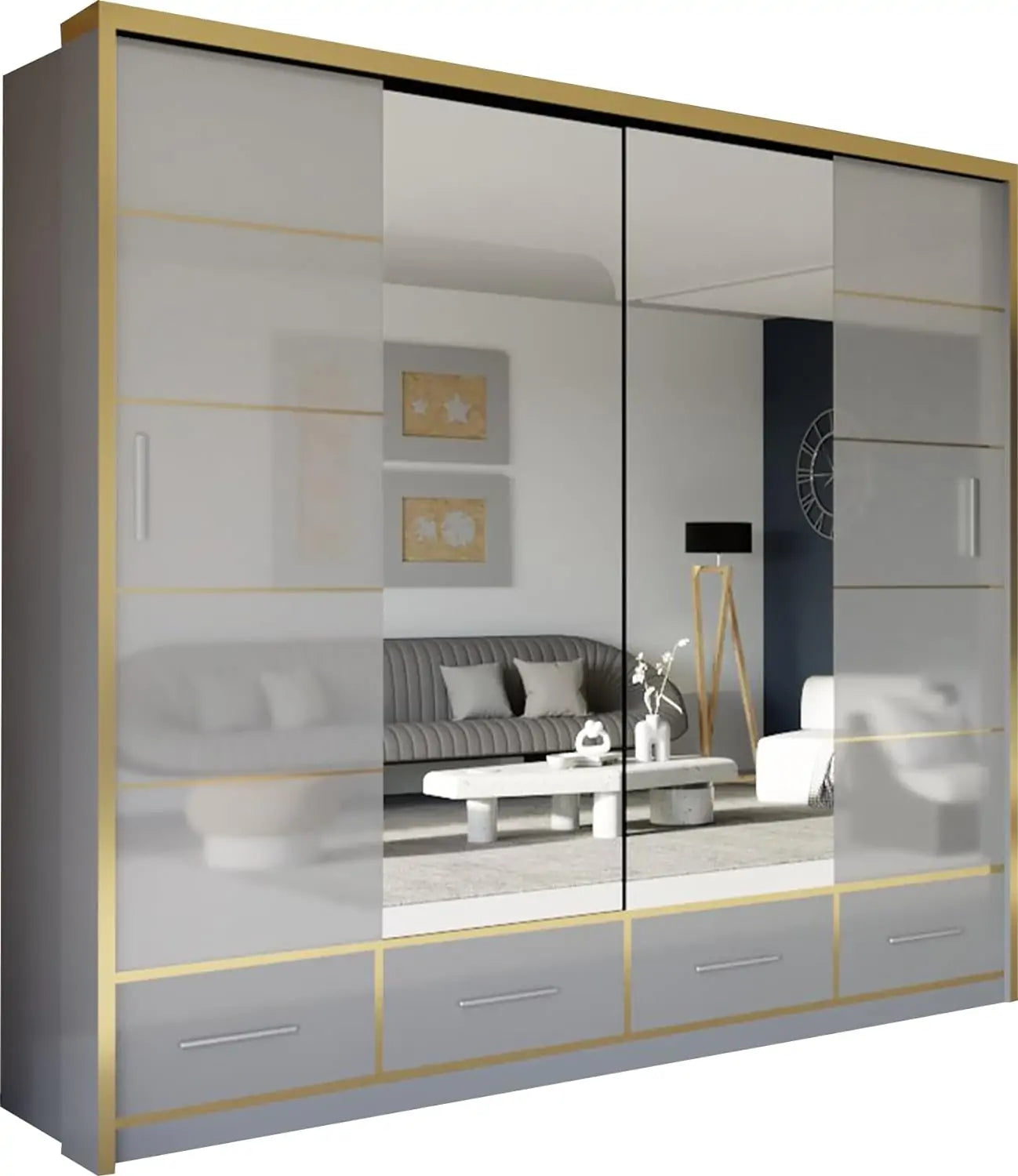SYDNEY HIGH GLOSS WARDROBE