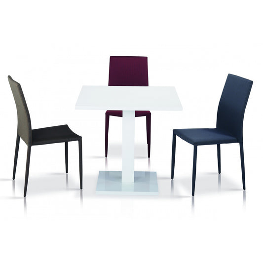 Chatham Dining Set - Stainless Steel Base - Black, Grey, White