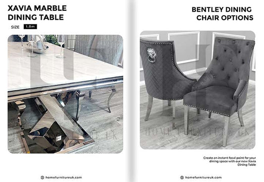 Xavia Dining Table with Bentley Chair’s