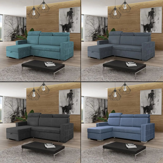 HOLLI SOFA BED - Black, Blue, Green, Grey